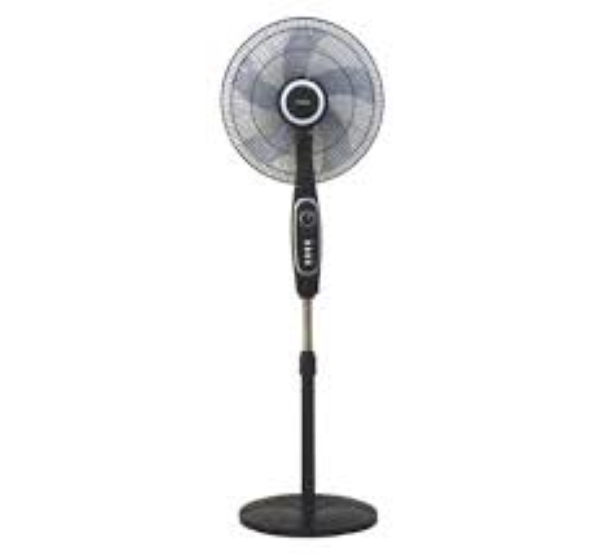 MIKA STAND FAN 16   BLACK & SILVER MFS1624/BS